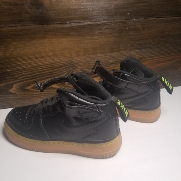 Nike Shoes | Nike Air Force Black Lime Green 6y | Poshmark